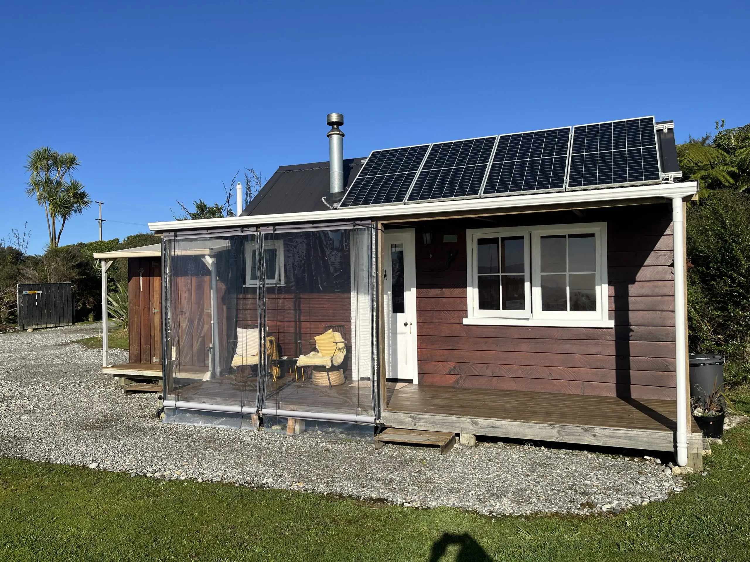 Arkaya Cabin on the Cape Foulwind clifftop